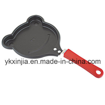 Utensilios de cocina de acero al carbono forma rana Mini Cake Pan